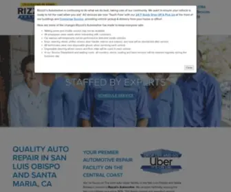 Rizzolisautomotive.com(Auto Repairs in San Luis Obispo & Santa Maria) Screenshot