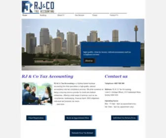 RJ-CO.com.au(RJ & Co Tax Accounting) Screenshot