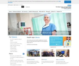 Rjah.nhs.uk(The Robert Jones and Agnes Hunt Orthopaedic Hospital NHS Foundation Trust) Screenshot