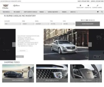 Rjburnecadillac.com(RJ Burne Cadillac Inc) Screenshot