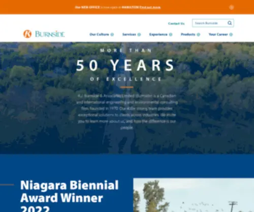 Rjburnside.com(Burnside & Associates Limited) Screenshot