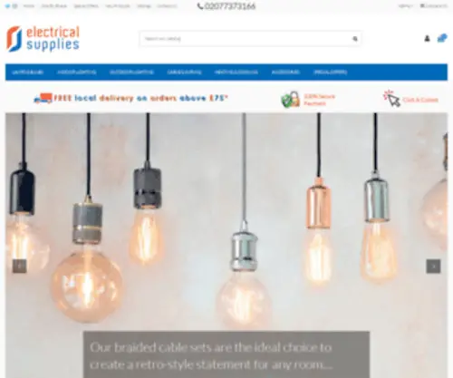 Rjelectricalsupplies.co.uk(RJ Electrical Supplies) Screenshot