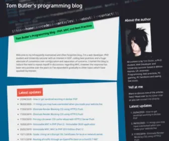 R.je(Tom Butler's Programming Blog) Screenshot