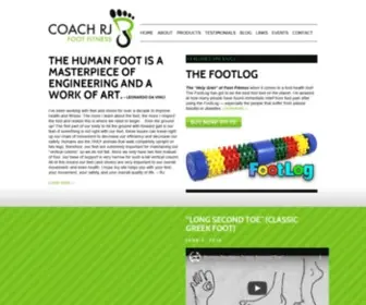 Rjfootfitness.com(Coach RJ Foot Fitness) Screenshot