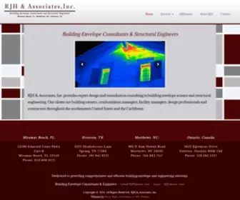 Rjhassoc.com(Building Envelope Consultants & Structural Engineers) Screenshot