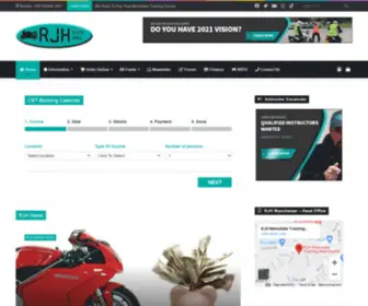 RJHgroup.co.uk(RJH Motorbike Training) Screenshot