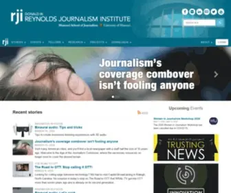 Rjionline.org(The Reynolds Journalism Institute (RJI)) Screenshot