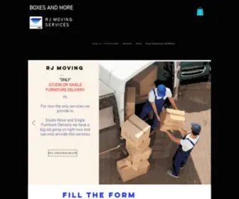 Rjmoving.net(HOME/FILL THE FORM) Screenshot