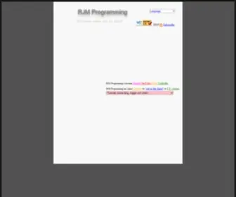 RJMprogramming.com.au(RJM Programming Landing Page) Screenshot