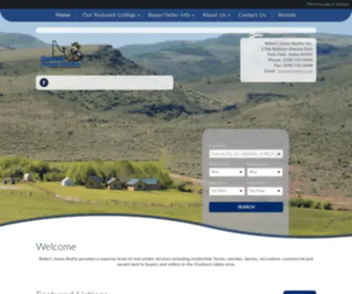 Rjrealty.com(Twin Falls Idaho Homes for Sale and Real Estate) Screenshot