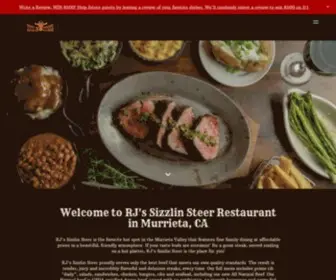 RJssizzlinsteer.com(RJ's Sizzlin Steer) Screenshot