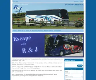 Rjtours.com(R & J Tours) Screenshot