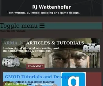 Rjwattenhofer.com(RJ Wattenhofer) Screenshot