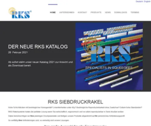 RK-Siebdruck.de(Willkommen bei RKS) Screenshot