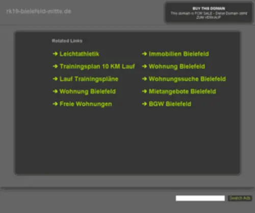 RK19-Bielefeld-Mitte.de(RK19 Bielefeld Mitte) Screenshot