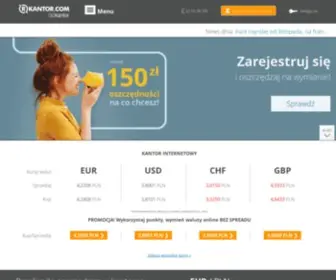Rkantor.com(Kantor internetowy wymiany walut online) Screenshot