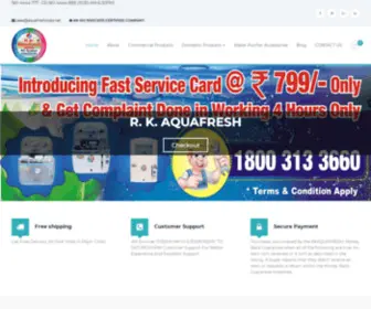 Rkaquafreshindia.com(R K Aquafresh India) Screenshot