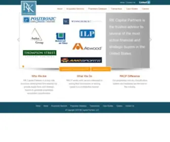 Rkcapitalpartners.com(Premier Deal Origination Services Provider) Screenshot