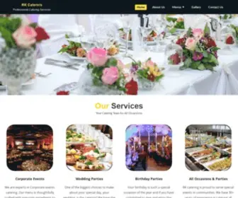 Rkcaterers.org(Professional Catering Services) Screenshot