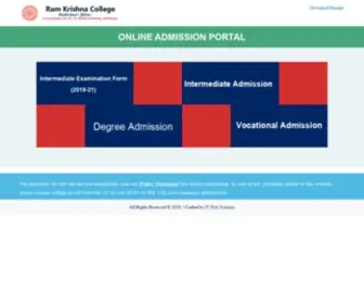 RKCLnmu.online(Online Admission Portal) Screenshot