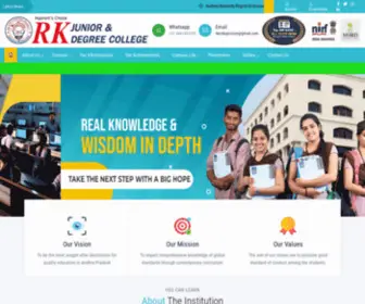 Rkcolleges.in(RK Junior and Degree College) Screenshot