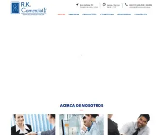 Rkcomercial.com.pe(Ventas de Dispositivos médicos y quirúrgicos de uso clínico hospitalario) Screenshot