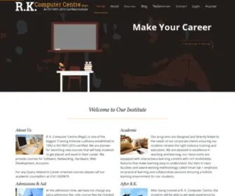 Rkcomputercentre.com(R.K.Computer Centre (Regd.)) Screenshot