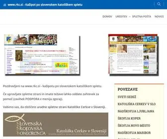 RKC.si(Katoliška Cerkev v Sloveniji) Screenshot