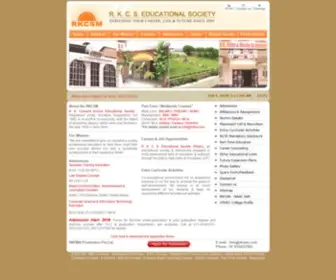 RKCSM.com(RK College of Systems and Management) Screenshot
