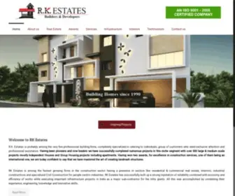 Rkestates.com(Interior Design) Screenshot