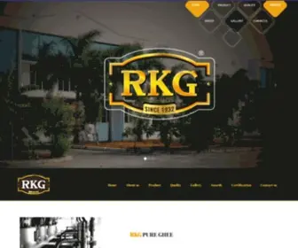 RKGghee.io(Pure Ghee Manufacturer In India) Screenshot