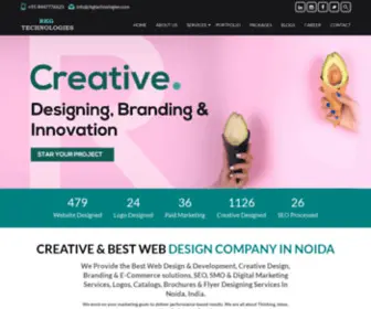 RKgtechnologies.com(Best Web Design Services by Top WordPress Website Development Company in Noida) Screenshot