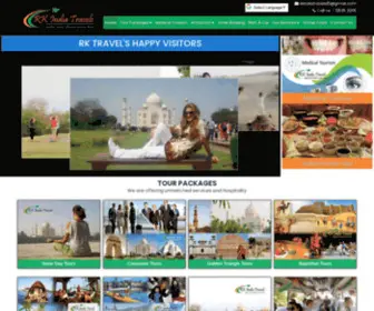 Rkindiatravels.com(RK India Travels) Screenshot