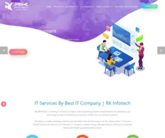 Rkinfotechindia.com(RK Infotech) Screenshot