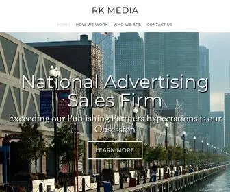 Rkmediaadv.com(We are a media representation firm) Screenshot