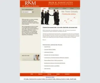 Rkmindia.com(Chartered Accountants India) Screenshot