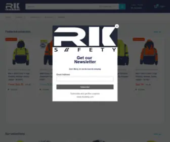 Rksafety.com(RK Safety) Screenshot