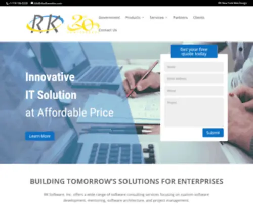 Rksoftwareinc.com(RK Software) Screenshot