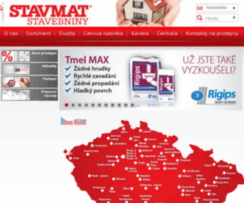 RKstaviva.cz(Stavebniny, 50 obchodů v ČR) Screenshot