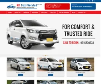 Rktaxiservice.com(Best Taxi Service in Chandigarh) Screenshot