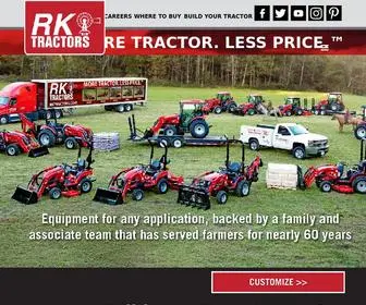 RKtractors.com(RK Tractors) Screenshot
