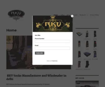 RKvsocks.com(RKV Socks) Screenshot