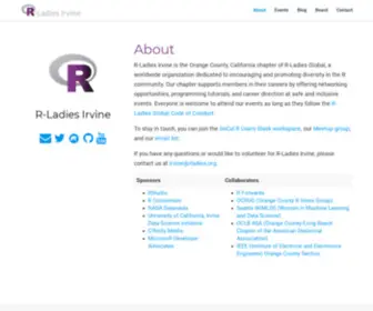 Rladiesirvine.org(R-Ladies Irvine) Screenshot