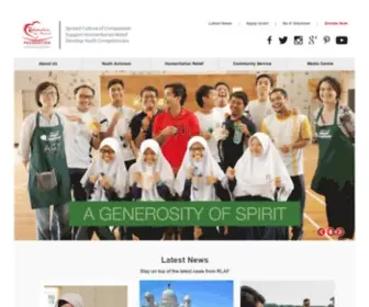 Rlafoundation.org.sg(Blessings to All) Screenshot