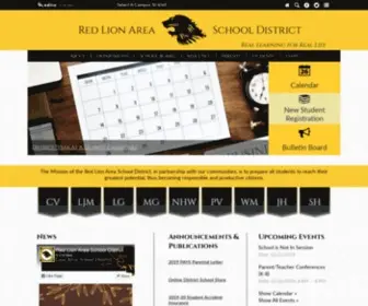 Rlasd.net(Red Lion Area School District) Screenshot