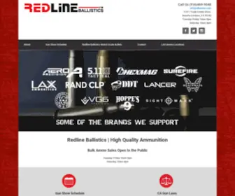 Rlbammo.com(Redline Ballistics Inc) Screenshot