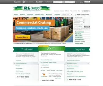 RLC.com(Freight shipping and logistics company) Screenshot