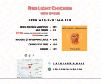 RLchicken.com(Fried Chicken Sandwich Restaurant) Screenshot