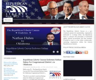 RLC.org(Republican Liberty Caucus) Screenshot