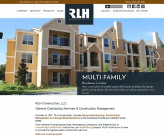 RLH-LLC.com(General Contractor & Construction Management Firm) Screenshot